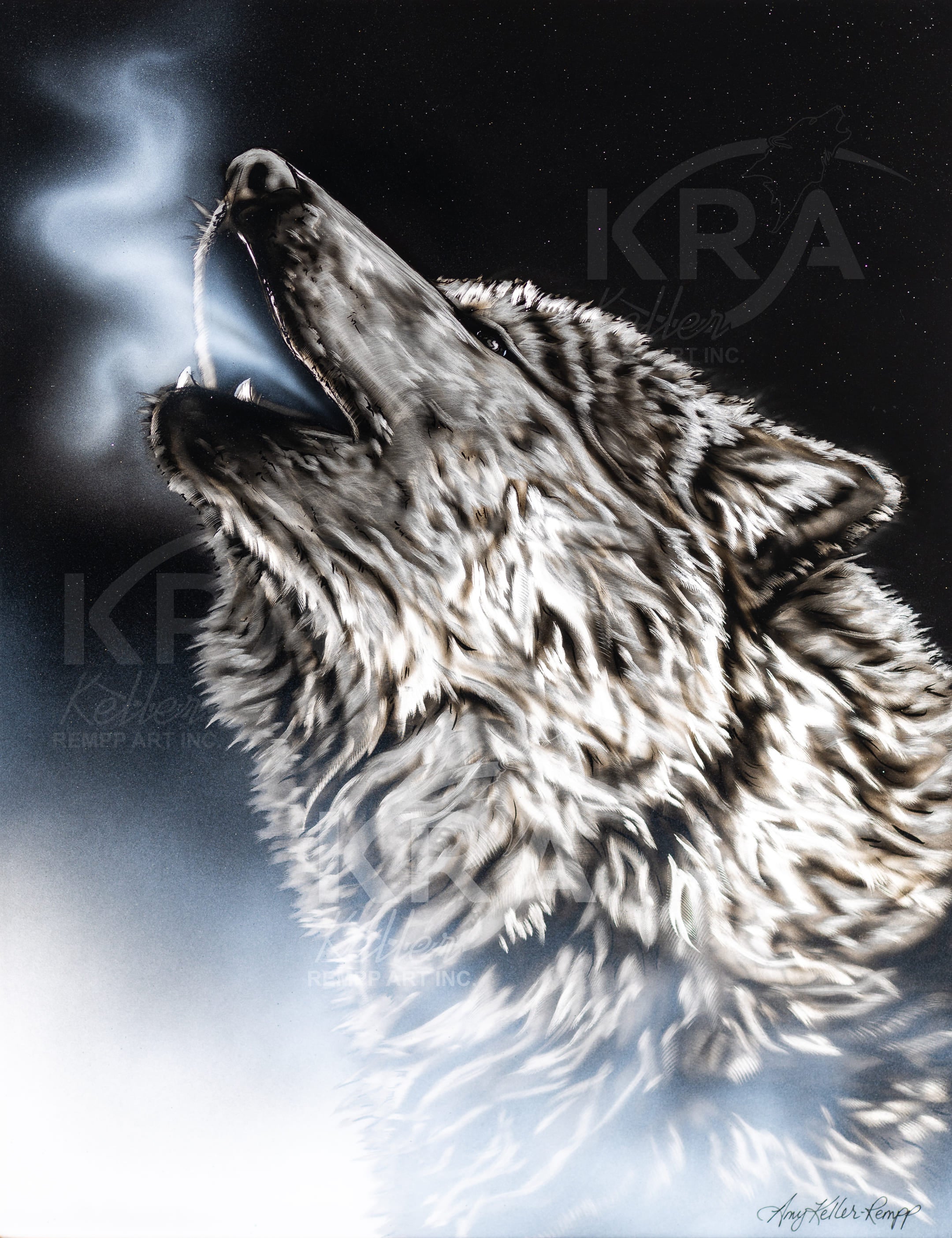 Northern Howl – 14″ × 18″