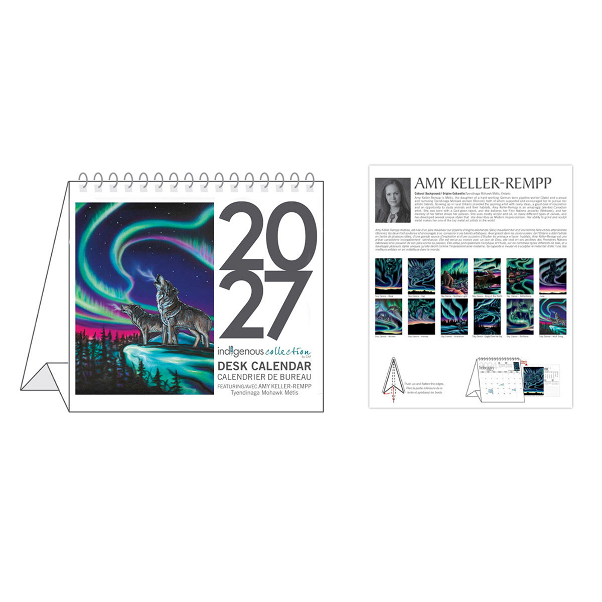 2027 Desk Calendar — Amy Keller-Rempp Art