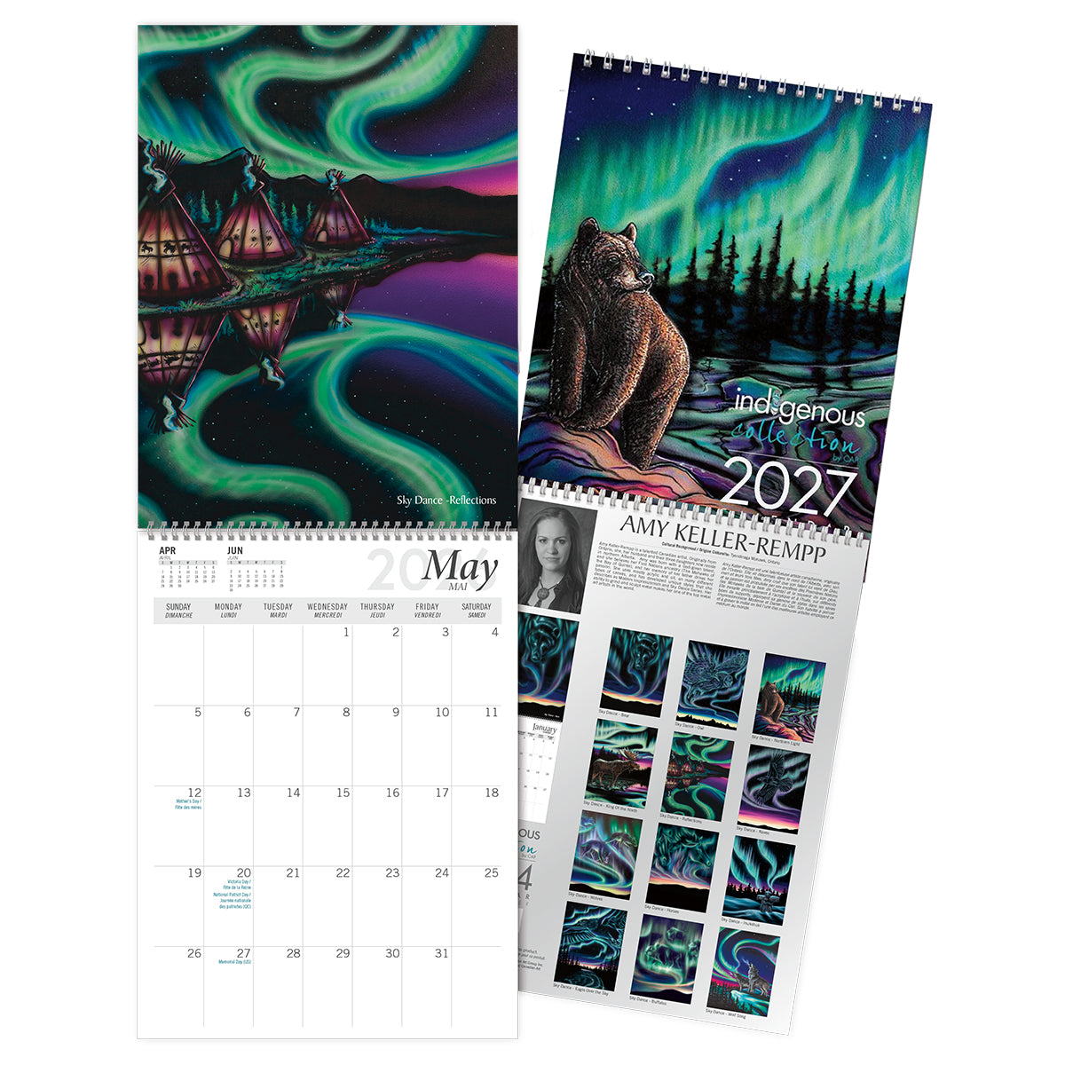 2027 Wall Calendar — Amy Keller-Rempp Art