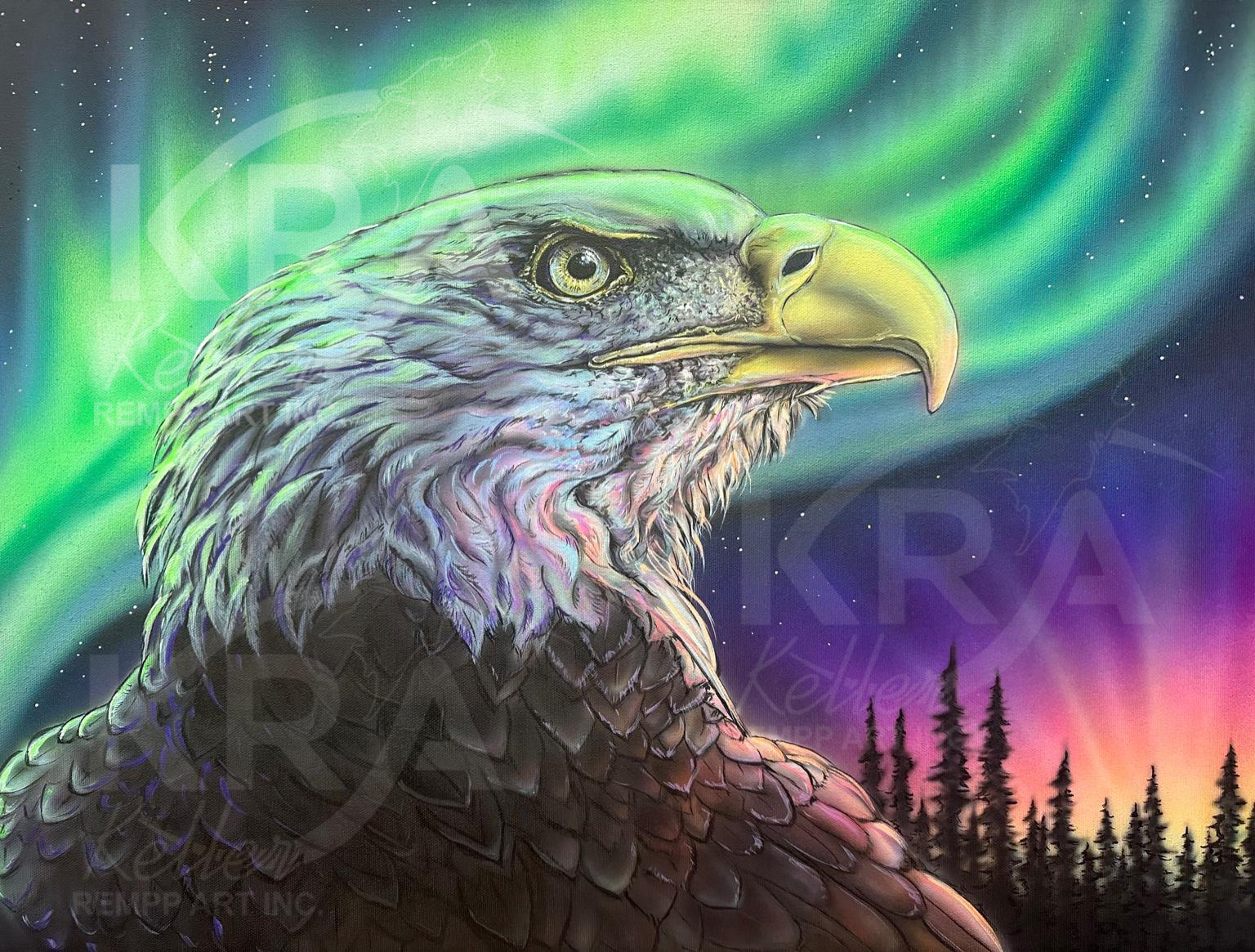 Original - Sky Dance - Sacred Messenger - 18x24