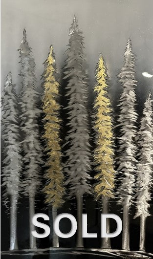 Original - Metallic Forest Series - Sadie - 18x30