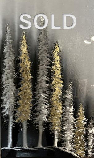 Original - Metallic Forest Series - Cassidy - 18x30