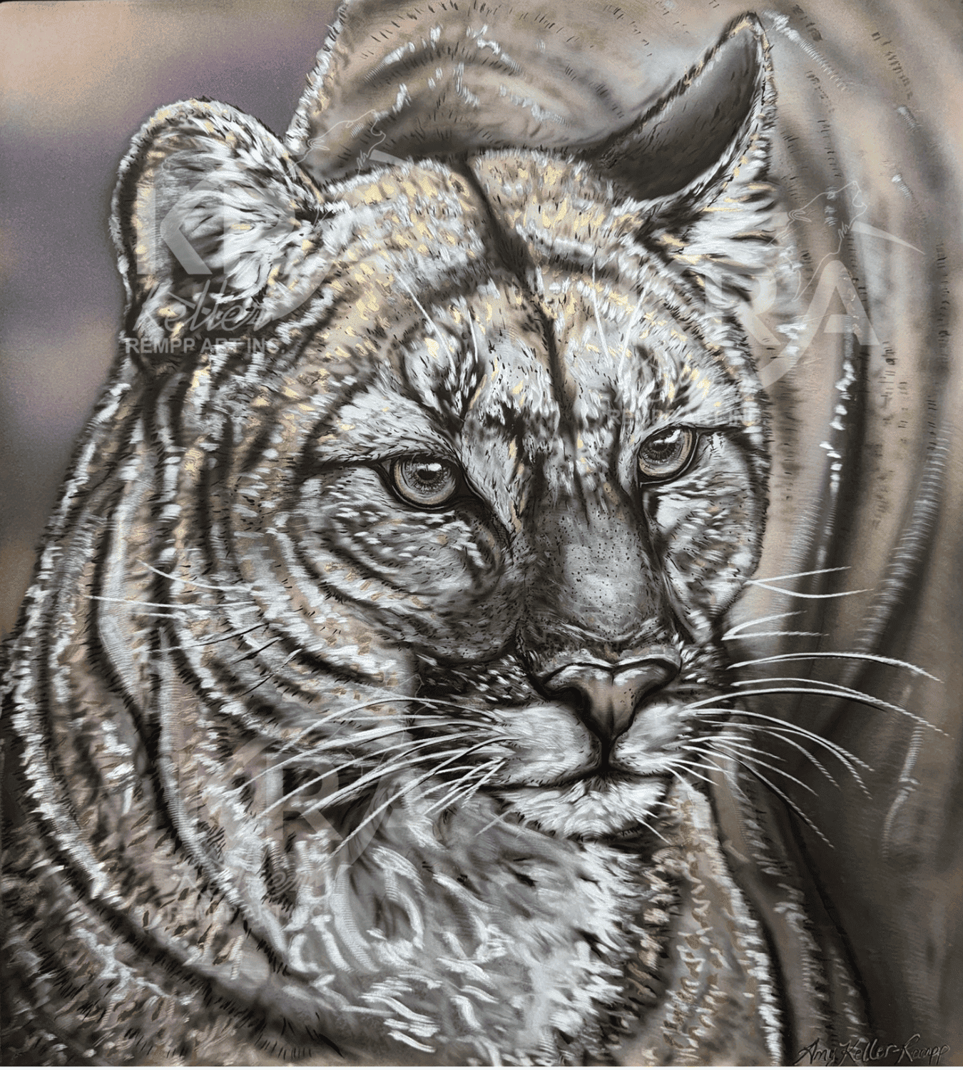Pathfinder - 18" x 20" Original Lux Art by Amy Keller‑Rempp