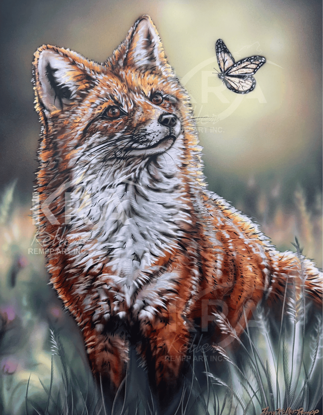 Wonder - 14" x 18" Original Lux Art by Amy Keller‑Rempp